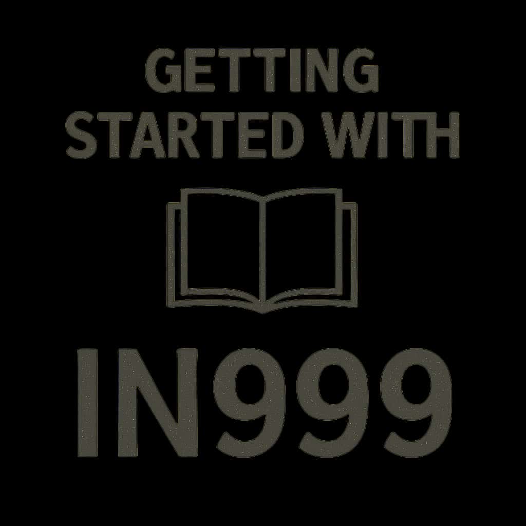 Icon representing guidance for IN999 usage.