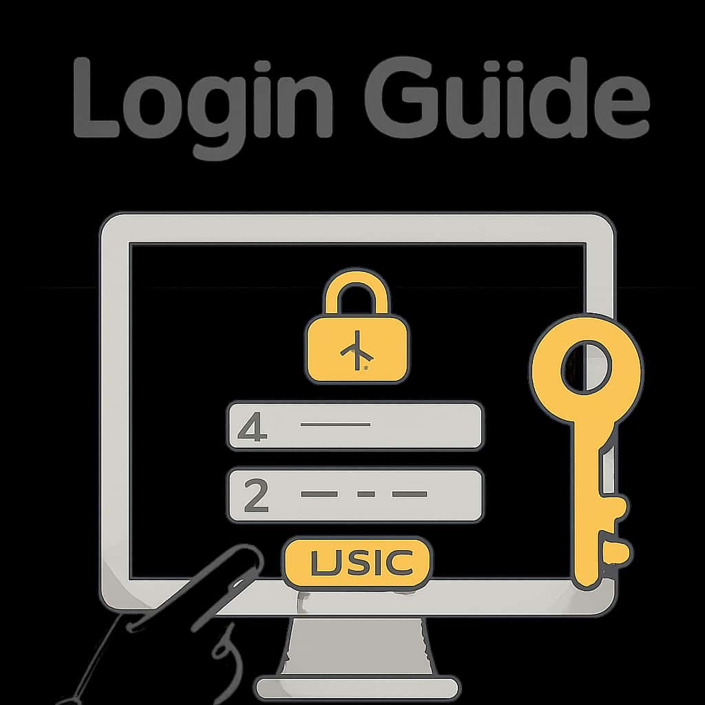Illustration explaining key login concepts for IN999.