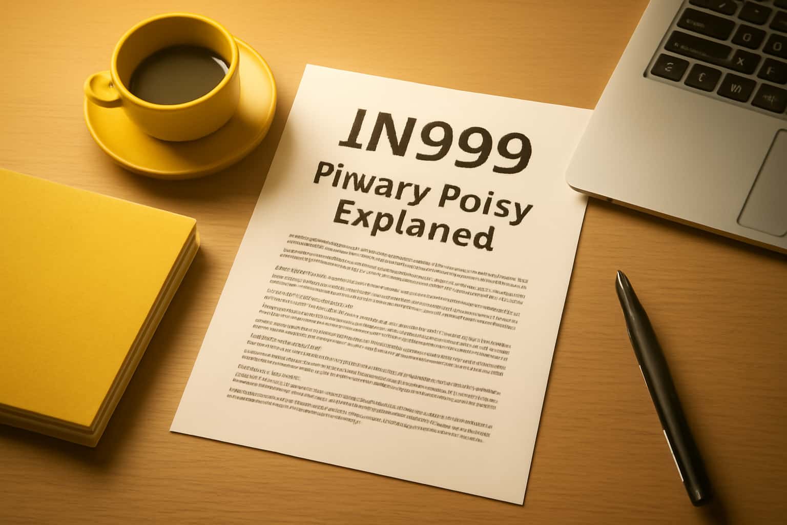 An informative landscape image representing the IN999 Privacy Policy.