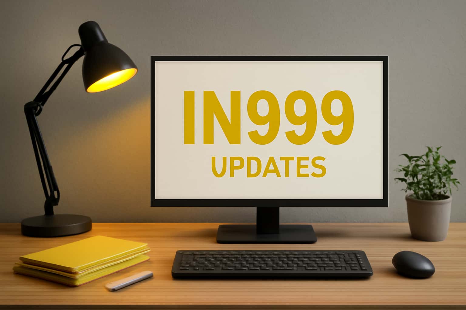 An informative visual representation of IN999 updates.