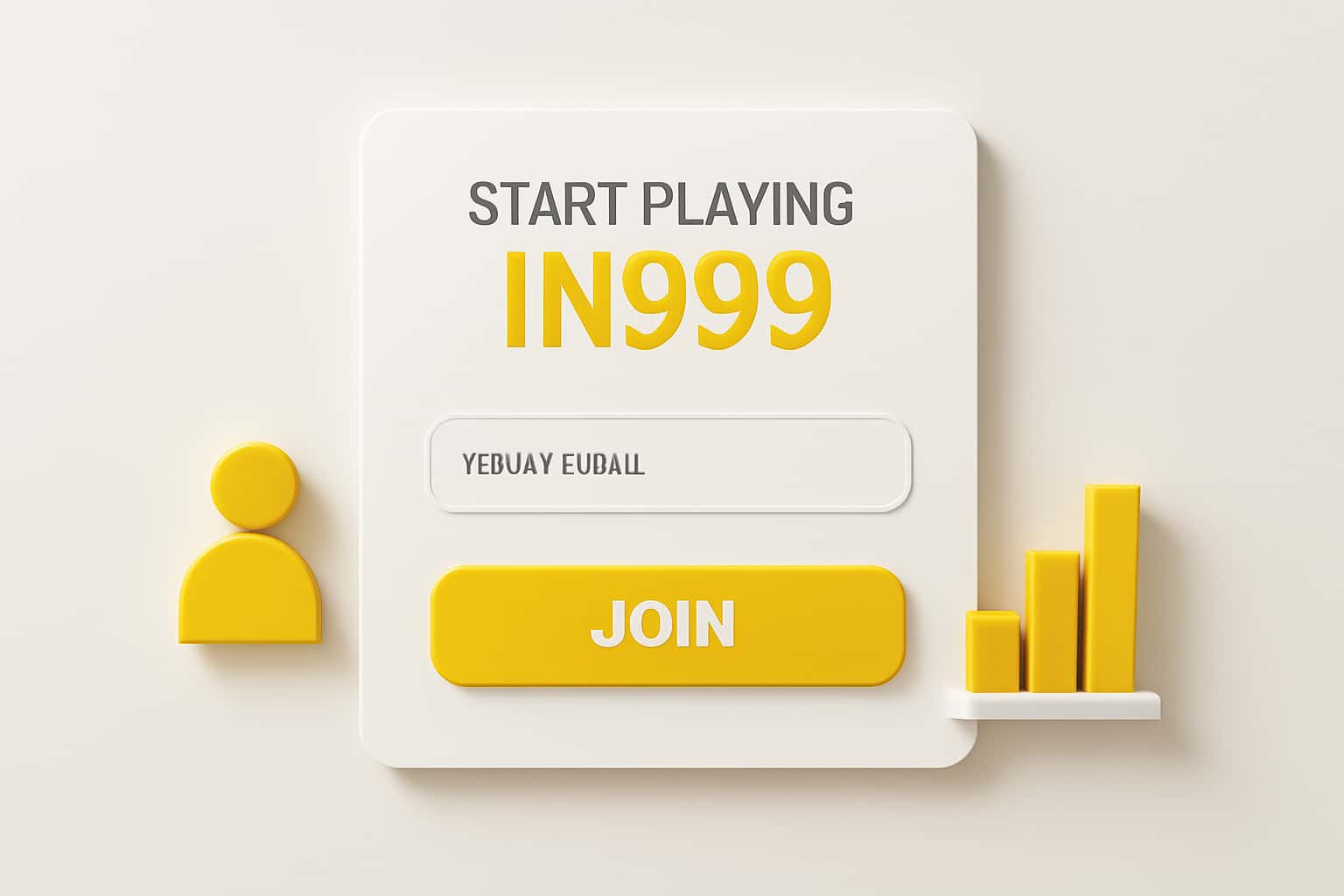 Start Playing IN999 - Sign Up Interface