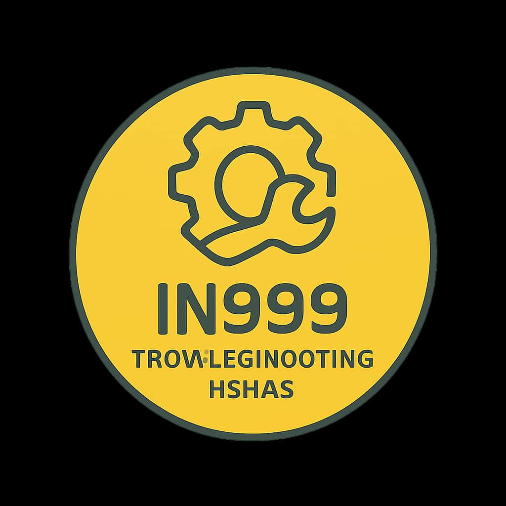Icon representing troubleshooting for IN999 issues.